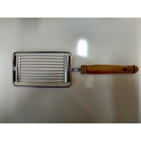 Vintage Ekco 10 Blade Miracle Cheese Slicer w/ Wood Handle (Made in USA) - Picture 1 of 7
